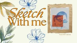 Colorful art project alert! 🌈🎨 Watch me sketch my friend's photo