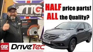 Honda CRV brake swap using GSF DRIVETEC parts. ALL the quality, HALF the price?