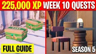 *225,000 XP* ALL WEEK 10 QUESTS | Full Guide | Season 5 (LEVEL UP FAST)