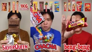KOMPILASI MUKBANG SERBA COKLAT SILVERQUEEN, CHACHA, DAN BENG-BENG