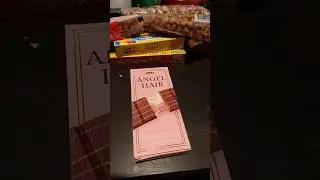 Обзоры закусок и сладостей Mini Josh's🍫🍬🫒 Шоколадный батончик Doliche ANGEL HAIR