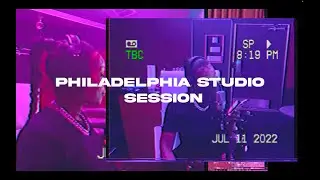 Armani Caesar Philadelphia Studio session Vlog
