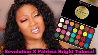 Makeup Revolution X Patrica Bright Eyeshadow Palette Tutorial  | Mayhem Beauty👑