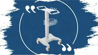 VGA-TC50 Wide Wheel ECG Cart