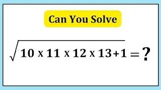 Harvard University Admission Test | Maths Olympiad | Nice Square Root Problem 