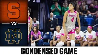 Syracuse vs. Notre Dame Condensed Game |2022-23 ACC Women&rsquo;s Basketball