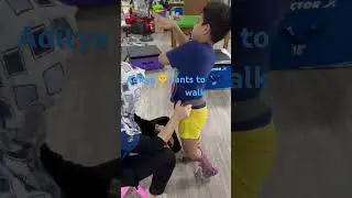 Aditya 🌞#wantstowalk #hypertonia #high #muscle #tone #disability #physiotherapy #music #song #child