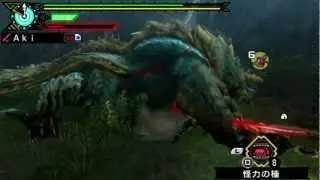 ┌MHP3┘~5☆-Village~ Jinouga / ジンオウガ [LS]