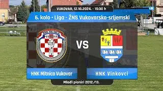 HNK Mitnica Vukovar - HNK Vinkovci, 5-1, 6. kolo, Liga - ŽNS VS, Mlađi pioniri 2012./13.