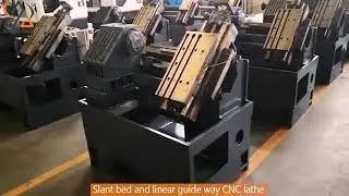 Slant Bed And Linear Guide Way CNC LatheALTCK6340-Semi-finished products