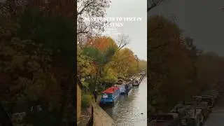 Little Venice #littlevenice #londontravelvlog #londonwalk #london #autumn #autumnwalk #uk#travel
