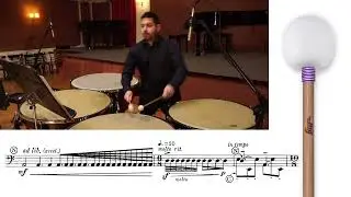 SAETA - Eight Pieces for Four Timpani (E. Carter) - Panos Thoidis Mg mallets + Sheet music #timpani