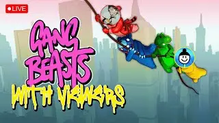 GANG BEASTS W/ VIEWERS ft. @sxn #gangbeasts #live #gaming #shorts #youtubeshorts #streamer