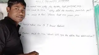 SEBA HSLC 2022 Important narration from previous year papers 2019/2020
