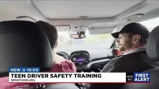 Teen safety driver training held in Spartanburg