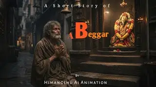 A Short Story of A Beggar 😭 || By Himangshu Ai Animation || #shortstoryhindi 