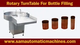Rotary Turntable for Bottle Filling Machinery, Accumulator Table, Feeding Table, bottle unscrambler