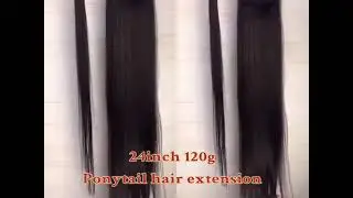 24inch ponytail hair extension 120g