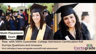 Updated Math Placement in College Admission Study Guide Exam Pdf Dumps Questions and Answers