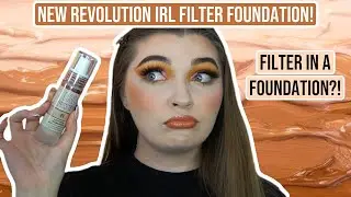 NEW REVOLUTION IRL FILTER FOUNDATION!🤍 TESTING/ FIRST IMPRESSIONS!🤍