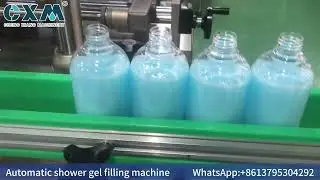 Automatic shower gel filling machine | Shower gel bottle capping machine
