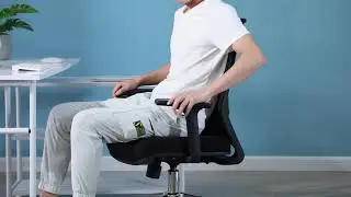 Tribesigns High Back Desk Chair with Breathable Mesh, Thick Seat Cushion, Adjustable Armrest