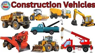 Construction Vehicles | Transport Name in Hindi and English | Names of Construction Vehicles | Ve...