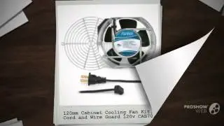 cabinet cooling fan kit