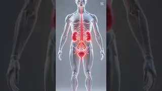 Urine Formation in Action | Transparent  3D Cartoon Anatomy.      #UrinarySystem3D #KidneyAnimation