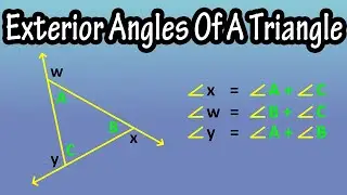 What Are Exterior Angles Of A Triangle - How To Use The Exterior Angle Theorem - Adjacent Interior