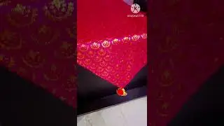 Diy #diwali blouse piece old dupatta se banaye table runner