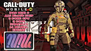 iPad Mini 6 2021 Test Game Call Of Duty Mobile