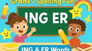 Starfall Grade 1 Spelling Fun! | Words Ending in &ldquo;ing&rdquo; and &ldquo;er&rdquo; for Kids