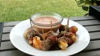 Bacon and Hatch Chili Wrapped Shrimp