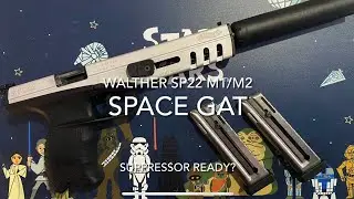 My Space Gat. The Walther SP22 M1/M2 supressed.