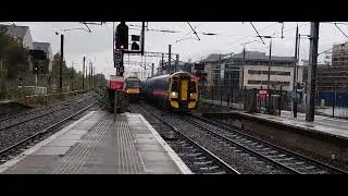 British Rail Class 158/170 #158725/#170428 + Class 158 #158738 at Haymarket