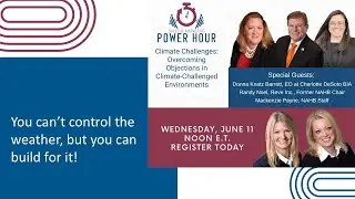 Sales and Marketing Power Hour: Overcoming Objections in Climate Challenged Markets