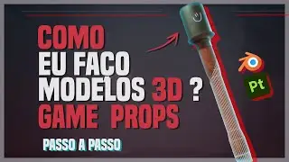 Como eu crio Modelos 3D Otimizados para Jogos | Tutorial Completo de Game Props