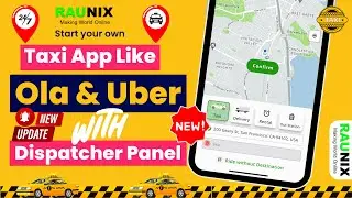 how to make bike taxi app | how to make taxi booking app like uber with Dispatcher Panel #raunix