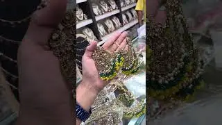 semi bridal double shaded pakistani necklace range 😍🤩#jewellery #pakistani #goldstyle #fashion