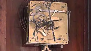 Vienna Regulator Antique Wall Clock by Gebruder Resch - full strike sequence.mov
