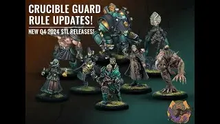 CRUCIBLE GUARD RULES UPDATE! 🔥 New Rules & STL Miniatures for Warmachine Digital
