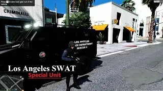 【Gary Connor】GTA5 LSPDFR ★DAY16★（LASD SEB, County Bank Robbery, Bomb Handbag, Subway Attack）
