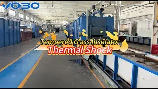 Production of glass insulators: Thermal shock process