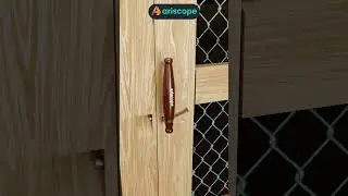 Smart Auto-Locking Handle Latch for Wooden Doors  #ariscope
