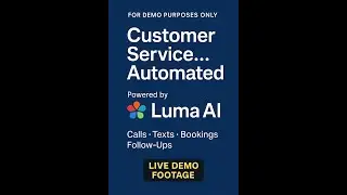 Customer Service&hellip; Automated | Luma AI Live Demo