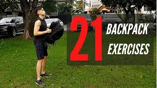21 Exercises With Just A Backpack (Hit ALL Muscles!)