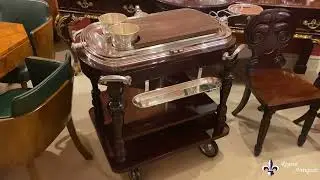Vintage Rare Silver Plated Roast Beef Trolley Mid 20th C