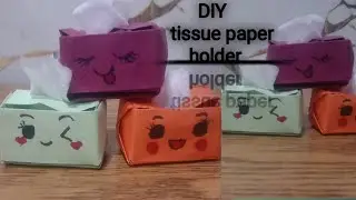DIY paper craft idea 🎀 DIY Tissue paper holder 😍☺️