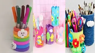 DIY cute pen holder | How to make pen and pencil stand |  DIY pen holder craft ideas 